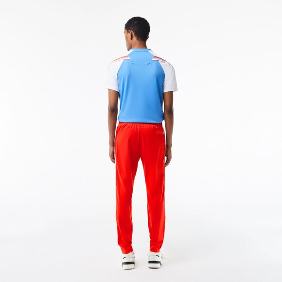 New LACOSTE SPORT Tennis Abrasion Resistant Red Joggers Pants MENS; Size XL - Picture 3 of 5